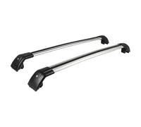 Porte-Bagages Fix Barre Transversale Réglable Convient pour Land Rover Evoque 2012 - 2018, 2 Pièces, Support De Toit Verrouillable Galerie de Toit(Black and Silver)