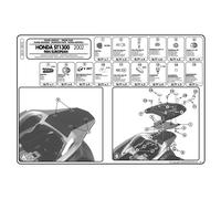Givi Montage Arrière Du Top Case Monokey Honda Pan European St 1300