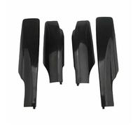 Porte-Bagages Lot De 4 Caches Protection pour Barres Toit, pour Toyota pour RAV4 XA30 2006-2012, Coque pour, Remplacement Galerie De Toit(Noir)