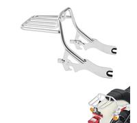 Porte-Bagages Moto pour Street Bob FXBB 2018, Softail Slim FLSL 2019, Heritage Classic 114 FLHCS 2020 Deluxe FLDE 2021 (Chrome)