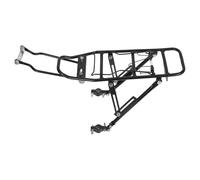 Porte-Bagages Noir Arrière Réglable en Alliage D'aluminium pour Vélo | Porte-vélos Réglable, Porte-bagages Amovible, Pte Bagage Vtt, Bike Accessories