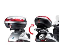 Givi - Support de top-case Monokey SR134 - compatible Piaggio MP3 - Noir