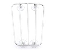 Porte-Bagages Porte-Bagages À Ventouses pour Réservoir De Moto pour Triumph pour Bonneville pour Thruxton 900 T100 T120 pour Royal GT650 Porte Bagage(Argent)