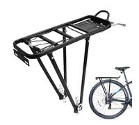 Porte-bagages pour vélo - 35 kg de grande durabilité, porte-vélo arrière avec panier, porte-bagages réglable avec roulements solides, réflecteur et charge maximale pour les voyages en plein air