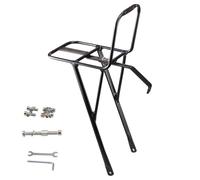 Porte-bagages pour vélo Support de fourche avec fixation | Porte-bagages vélo montagne pour panier, sac, transport quotidien, cyclisme montagne