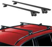 Porte-bagages pour VW Polo V Cross 6R 2010-2017 Alu Noir 2x ABE