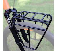 Porte-Bagages réglable pour vélo - Capacité de Charge de 25 kg - Porte-Bagages en Acier pour vélo et déplacement, diamètre intérieur réglable de 3,3 à 4,2 cm, Noir