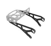 Porte-Bagages Support De Protection Supérieure Phare Moto, Bagages Avant pour Monkey 125 pour DAX DAX125 2018 - 2024(Silver and Black)