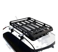 Porte-Bagages Support De Toit Voiture Pratique en Alliage D'aluminium avec Cadre Lage sans Poinçon Étagère Lumineuse Accessoire Panier Voyage Voiture Barres Toit