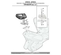 Givi Porte-bagages SYM 400 MAXSYM I 2011-2015