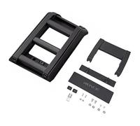 Porte-Bagages Toit pour Land pour Rover pour Discovery 4 LR4 2010-2017 Échelle Pliable Barres Toit Transversales Coffres Latéraux Petit Sac(Ladder Black)