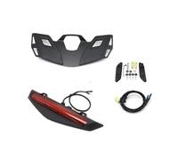 Porte-Bagages Top Case Arrière Moto avec Porte-Bagages Clignotants Feu Stop LED pour Gold Wing pour GL 1800 pour GL1800 B DA pour Tour 2021 - Support(Black and Red Set)