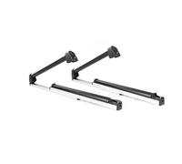 Porte-Bagages Use Toit Voiture Support Luge Monté sur Fixe Hiver Simple Double 2 Pièces Barre Toit Bagages Voiture(A)