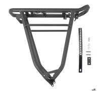 Porte-bagages vélo arrière - HAIBIKE - TREKKING 8/11 - Gris/Noir - Pour adulte - Avec sangle de fixation