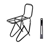 Porte-Bagages Vélo Avant Acier Support Porteur Porte-sacoches Plateforme Stable Bagages Montage DIY Compatible Disque Adapté aux Trajets Quotidiens Longue Distance Courses Cyclotourisme