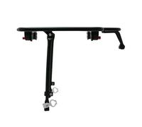 PORTE BAGAGE VELO AVANT PLATEFORME P2R PLIABLE SUR LES COTES (SANS OUTIL) ALU NOIR MAT 29''-26"" (POIDS MAXI 10KGS)