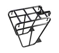 Porte-Bagages Vélo - Support Aluminium, Capacité 15KG Sacoche | Fixation Fourche Rigide Tourisme, Support Panier Cargo Cycle | Rack Sacoche Guidon VTT Route Tente Sommeil