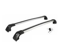 Porte-Bagages Voiture Barres Transversales Réglables pour Land pour Rover pour Range 2013 - 2022 De Toit Verrouillables Chargement Noires 2 Pièces(Black and Silver)