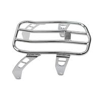 Porte-Bagagessiège Arrière Moto Porte-Bagages Siège Solo Moto avec Dossier Conducteur Et Barre Sissy pour Indian Scout pour Rogue Sixty Bobber Twenty ABS 2018 2019 2020 2021-2023(Chrome No Backrest)