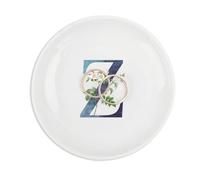 Porte-bague en céramique avec initiales Z, monogramme pour e montre, aquarelle florale, initiale de l'alphabet pour demande en mariage, fête des mères, cadeau pour petite amie, couple, maman