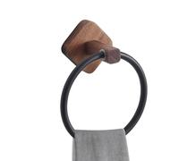 Porte-bague serviette à main murale pour salle de bain porte-serviette à main en acier inoxydable sans espace de forage espace de serviette de main pour une petite salle de bain serviette à main