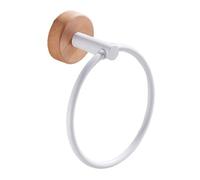 Porte-bague serviette à main murale pour salle de bain porte-serviette à main en acier inoxydable sans espace de forage espace de serviette de main pour une petite salle de bain serviette à main