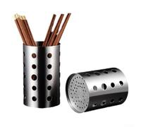 Porte-baguette Acier Inoxydable 17cm Ventilé(B) | Acier inoxydable pour robuste, design ventilé, , 17cm hauteur, cuisine moderne