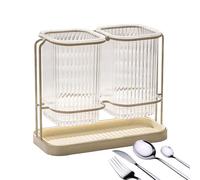 Porte-baguettes pour lave-vaisselle - Construction en plastique robuste, organisateur de couverts et couverts, récipient à ustensiles avec plusieurs compartiments, rangement léger de la cuisine