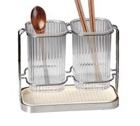 Porte-baguettes - Récipient pour couverts - Égouttoir pour ustensiles de cuisine pour plan de travail de cuisine | Pour cuillère, fourchette, plan de travail, maison de campagne, cuisine, évier