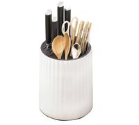 Porte-baguettes rotatif,Cage à baguettes rotative Rotation à 360 degrés | Bloc de couteaux rotatifs multifonctions Eound Seau détachable pour couteaux de cuisine, cuillèr