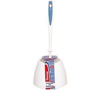 Porte-balai + brosse wc Thomas 2965 blanc/bleu G