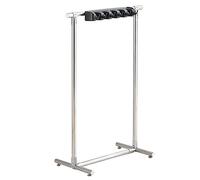Porte Balai Mobile, Accroche Balai en Acier Inoxydable Mop Support avec Crochets Range Outils Mural pour Cuisine Garage Salle de Bain Jardin (Size : 5 Shots)