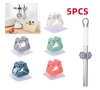 Porte Balai - Non spécifié - Support Mural Auto-adhésif - Réglable - Pour Cuisine, Salle de Bain, Jardin