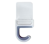 Porte-balai - porte-balai pour vadrouille | Support mural auto-adhésif pour vadrouille et balai, matériau PC blanc jusqu'à 2,7 cm de diamètre, capacité de charge de 6 livres, pour cuisine, jardin, gar
