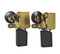 Porte-balais de charbon 1609203V51 compatible avec routeur Bosch pour POF1200AE POF1400ACE Noir métal carbone