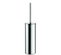 Delabie – Pot à balai WC 4048P – Inox poli brillant – Fixation murale – Avec balai