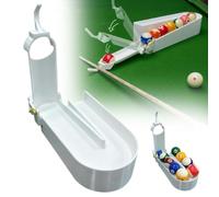 Porte-balles de billard de précision, support d'entraînement pour pratique en solo, peut contenir 9/15 balles, supports triangulaires de piscine pour précision et contrôle des queues, outil