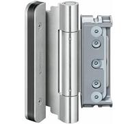 Porte Bande Baka Protect 4010 3D FD O. stiftsich. 1 Jeu = 3 stk. Acier verz. Argent