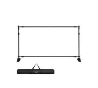 Porte-Bannière Réglable Portable 240×240cm Pour Afficher Arrière Plan de Salon