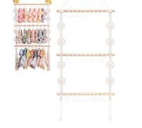 Porte Barrettes À Cheveux | Porte Serre-Tête Et Barrette Murale - Décorations D'Intérieur, Rangement Multiniveau Tressé pour Salon Chambre Amies Filles