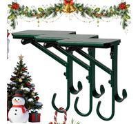 Porte-Bas De Noël Pour Manteau Métal Robuste Antidérapant Et Ajustable