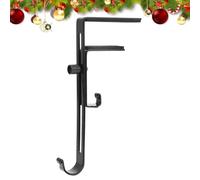 Porte-bas pour manteau,Porte-guirlande pour manteau - Cintre de guirlande en métal 2 en 1,Crochets réglables pour guirlande de bas de noël, sans perçage et supports de bas pour cheminée, Tab