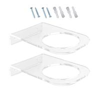 Porte-Basketball Murale,2 Pièces Rack Murale en Acrylique - Présentoir de Basketball - pour Jeunes Garçons Chambre Sports Activités Compétition Quotidien Fête Anniversaire