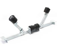 WilTec Porte-Bateau avec Rouleaux de quille 500kg Max. Aide à la manœuvre Centrage Embarcation Chargement