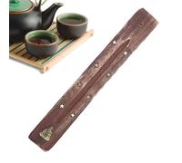 Porte-bâton d'encens, Porte-encens en Bois - Plateau d’encens Fait Main | Centres de Table de de Maison, brûleur d'encens en Bois, collecteur de Cendres pour bâton