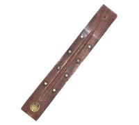Porte-bâton d'encens, Porte-encens en Bois,Stand d’encens à Motif Fait à la Main - Centres de Table collecteur de Cendres en Bois, décoration de pièce pour la Maison et Les Affaires