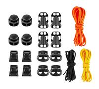 Porte-bâtons de randonnée pour Sac à Dos - Boucle Sangle Pack Randonnée | Corde Extension Espace 18 Pièces | Stockage Supplémentaire Remplacement Accessoires Sac Outdoor Camping Trekking