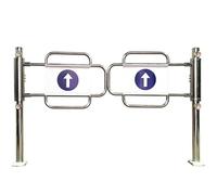 Porte battante à fermeture automatique 1 voie pour entrée piéton, porte de sécurité pour bibliothèques et magasins pittoresques 150 x 100 cm Design sécurisé et pratique