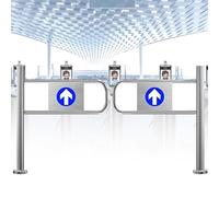 Porte battante à Fermeture Automatique, Double Porte 180 x 97 cm pour Couloir/Passage/entrée - Idéale pour Les supermarchés, entrepôts et Sites industriels, Convient aux