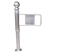 Porte battante à fermeture automatique pour entrées de marché Porte unidirectionnelle en acier inoxydable avec ressorts pour bibliothèques, entrepôts et cours (80 cm)